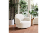 110280 Pilka Swivel Chair White
