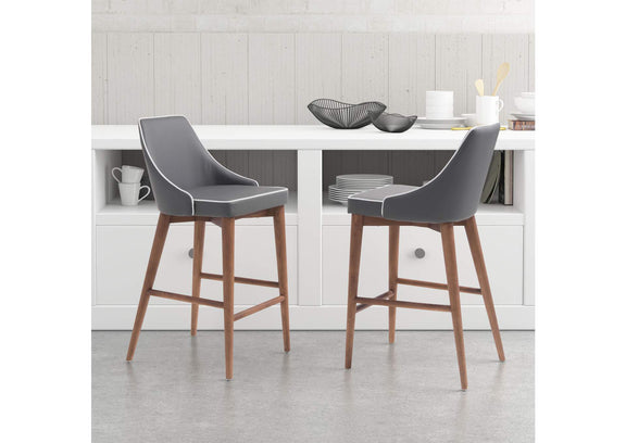 100280 Moor Counter Stool Dark Gray