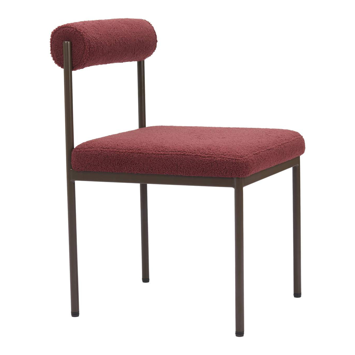 110103 Livorno Dining Chair Red & Bronze