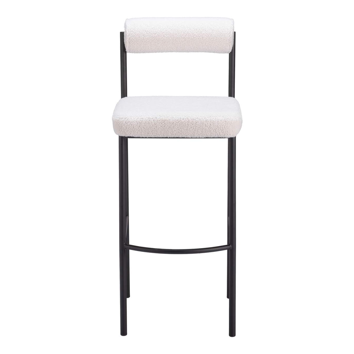 109812 Livorno Barstool (Set Of 2) Ivory