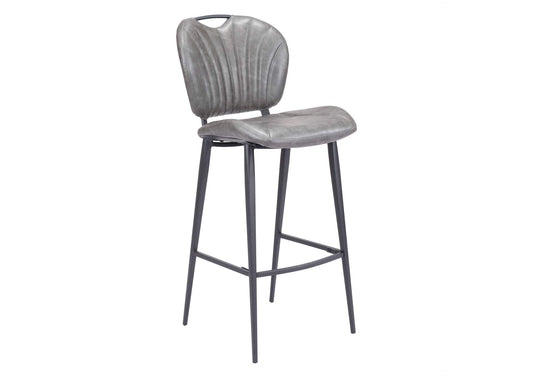 109340 Terrence Barstool Vintage Gray