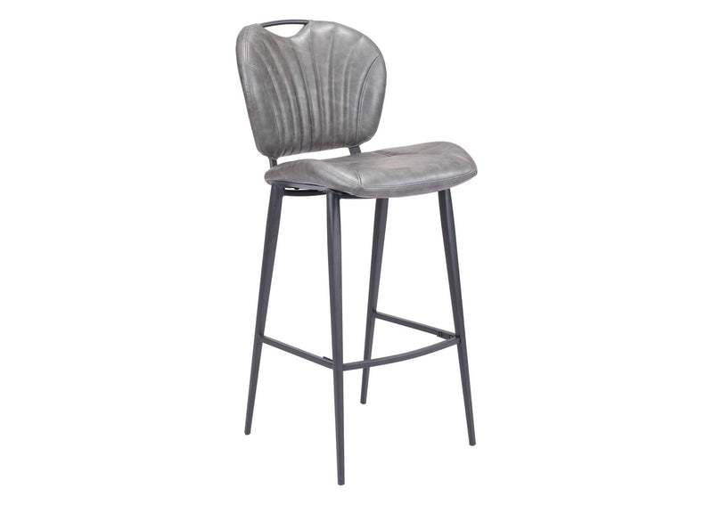 109340 Terrence Barstool Vintage Gray
