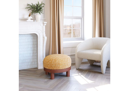 110184 Gome Ottoman Oat Yellow