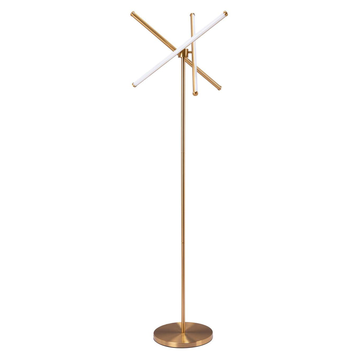 56140 Garza Floor Lamp Brass