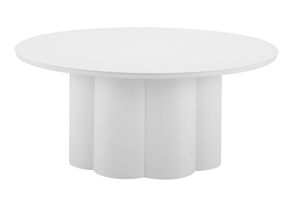704070 Palmier Outdoor Coffee Table White