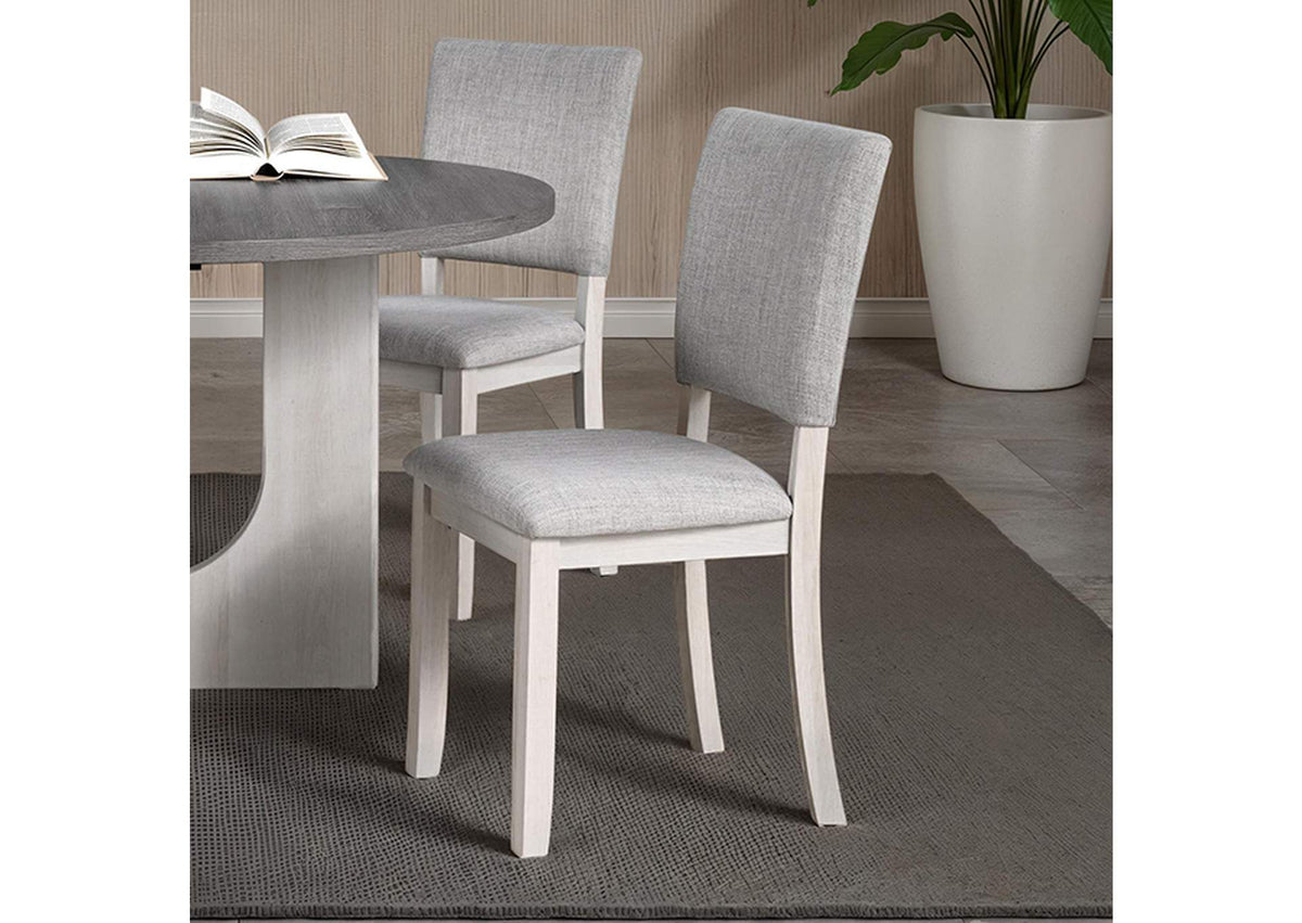 SL3406GY-SC-4PK Oberto Upholstered Side Chair (4/Ctn)