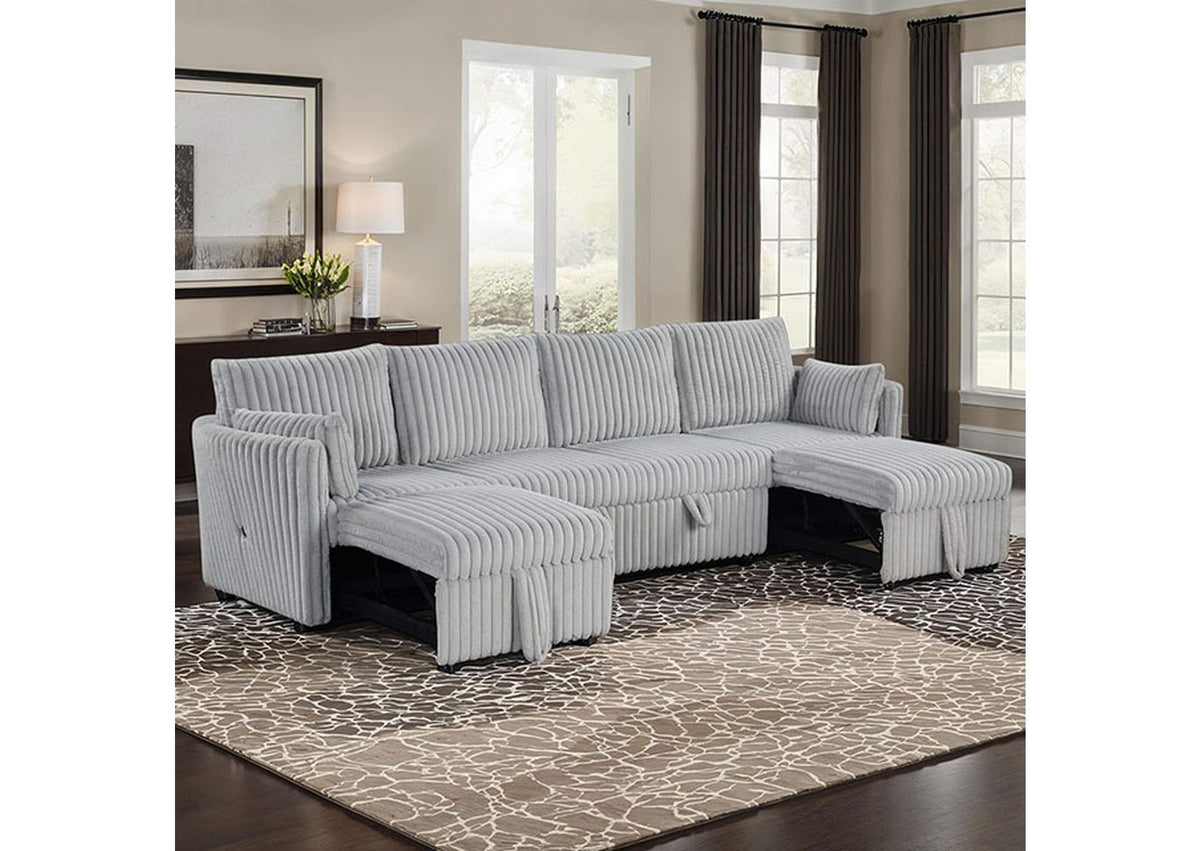 Denholme U-Sectional w/ Pull Out