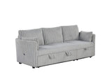 SL64002GY-SF-PK Denholme Sectional w/ Pull Out