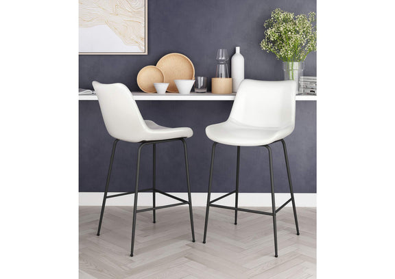 101776 Byron Counter Stool White