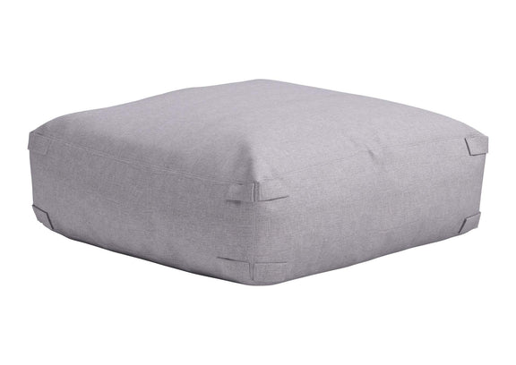 704151 Luanda Outdoor Ottoman Gray