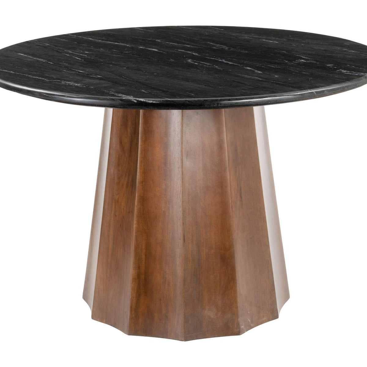 110248 Aipe Dining Table Black & Brown