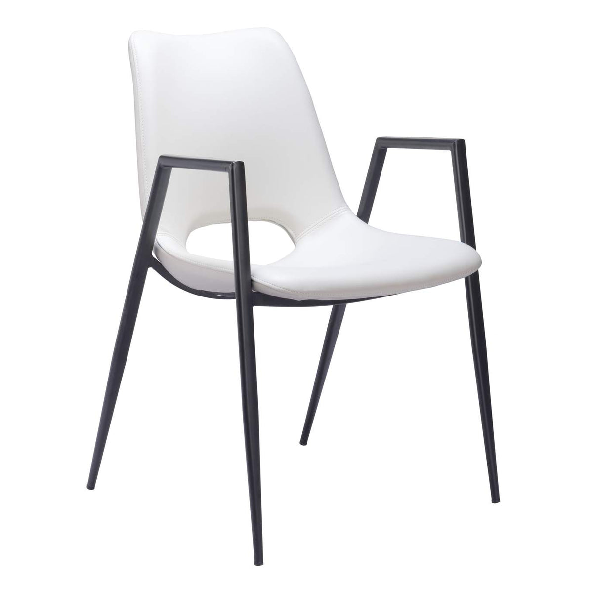 109535 Desi Dining Chair (Set Of 2) White
