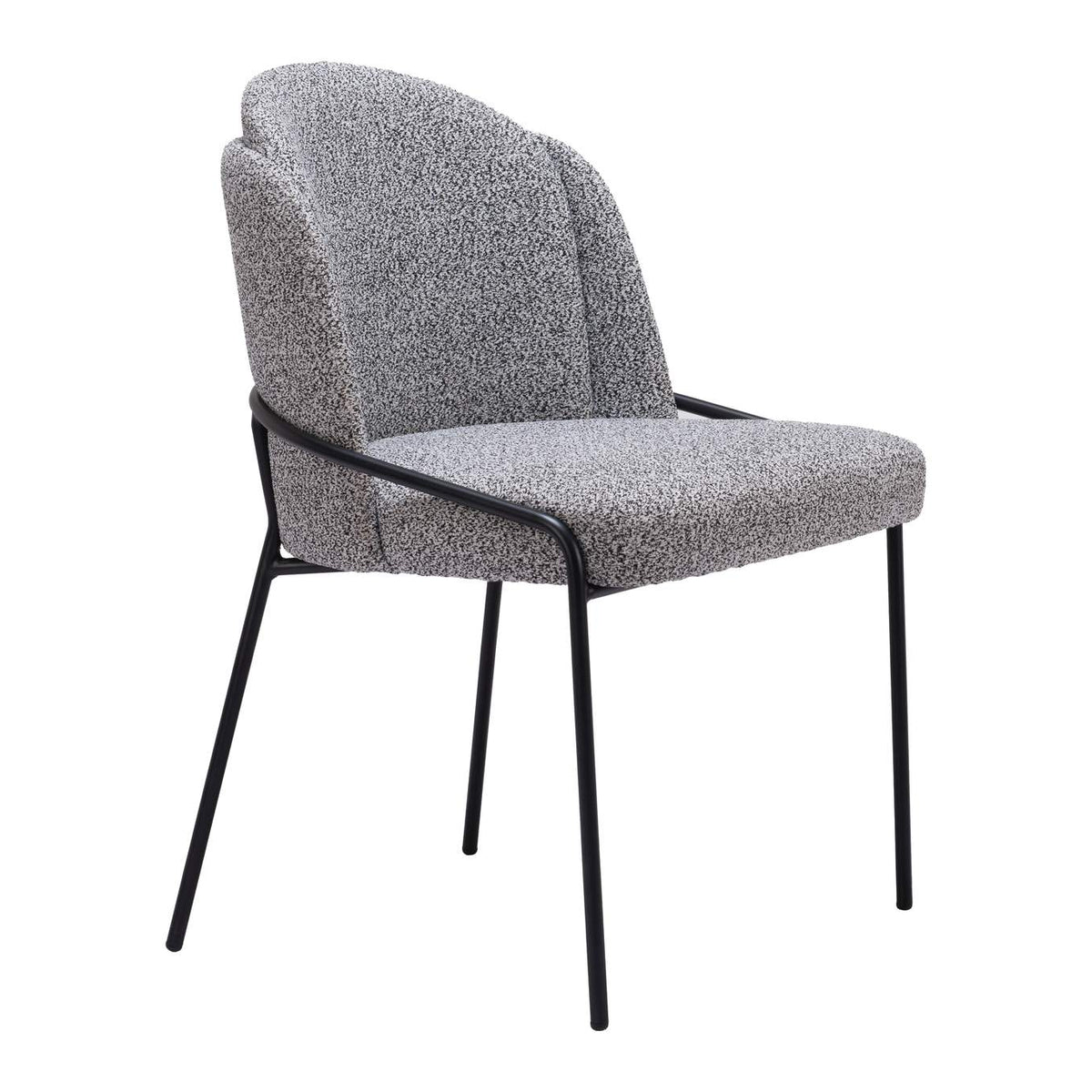 109964 Jambi Dining Chair (Set Of 2) Black & White
