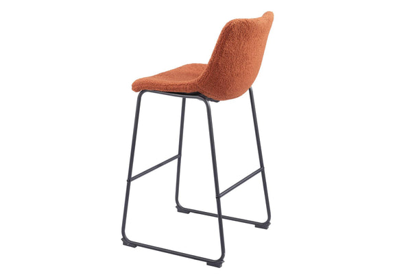 109682 Smart Barstool (Set Of 2) Burnt Orange