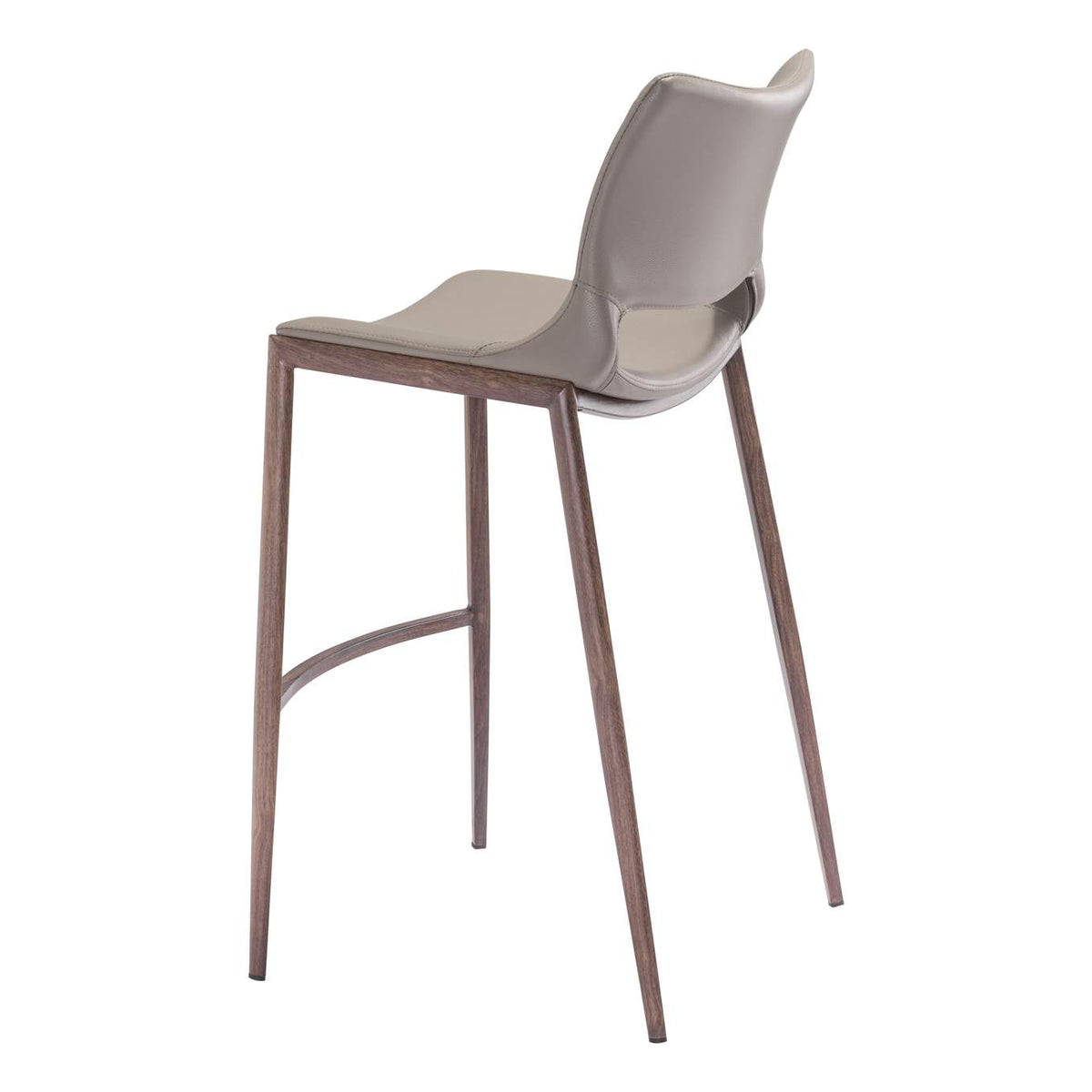 101286 Ace Barstool (Set Of 2) Brown & Walnut