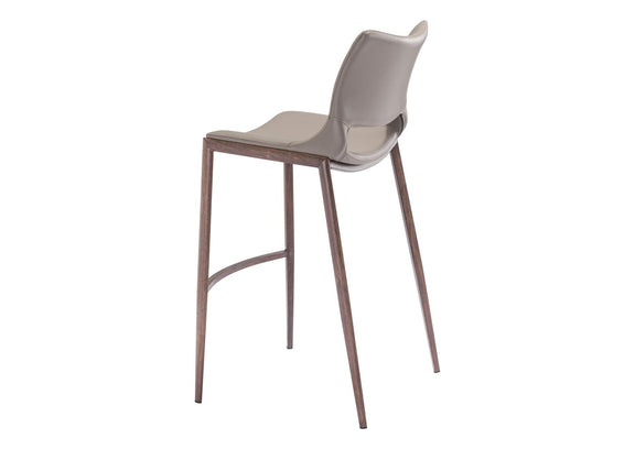 101286 Ace Barstool (Set Of 2) Brown & Walnut