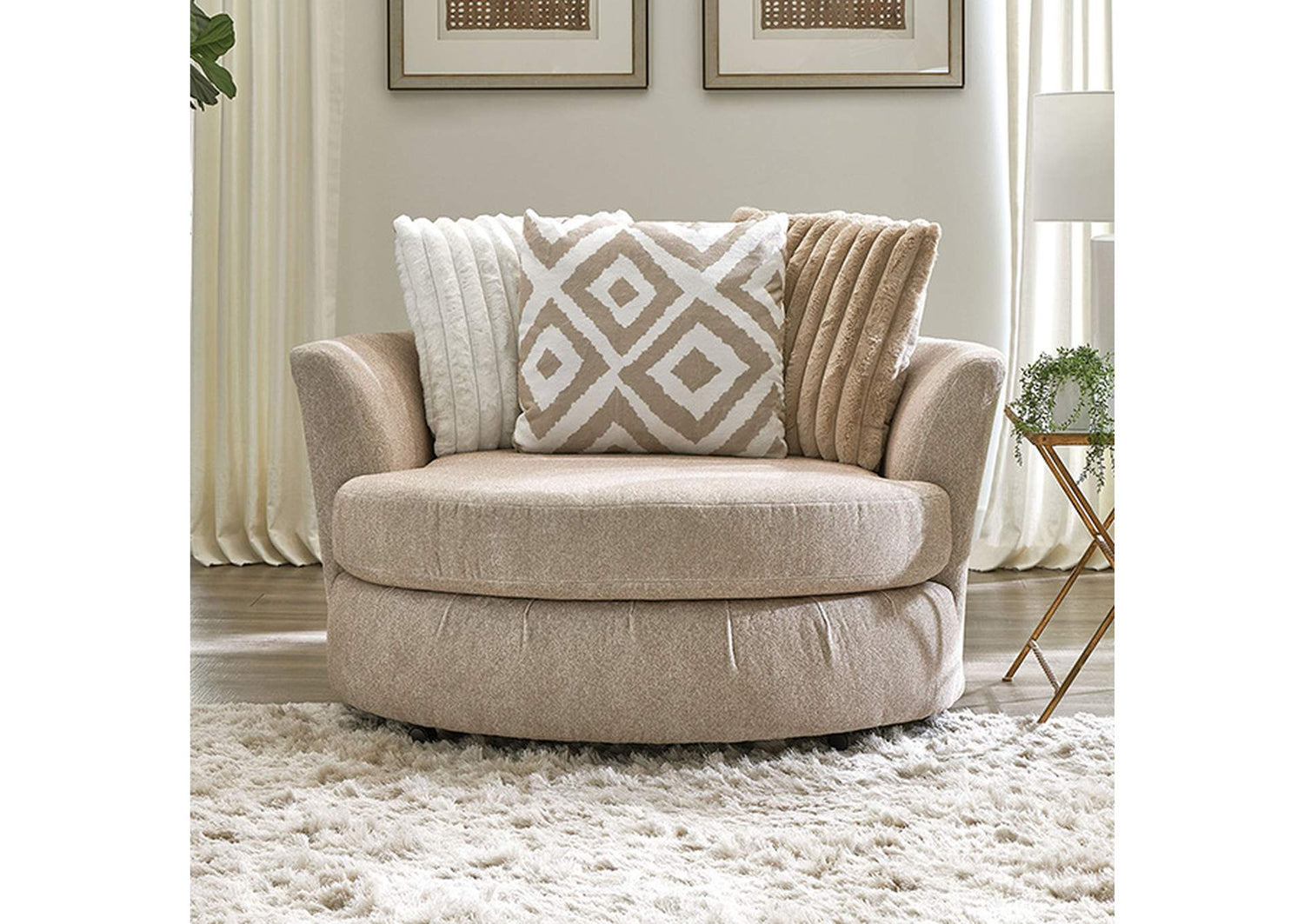 Loughlin Swivel Chair