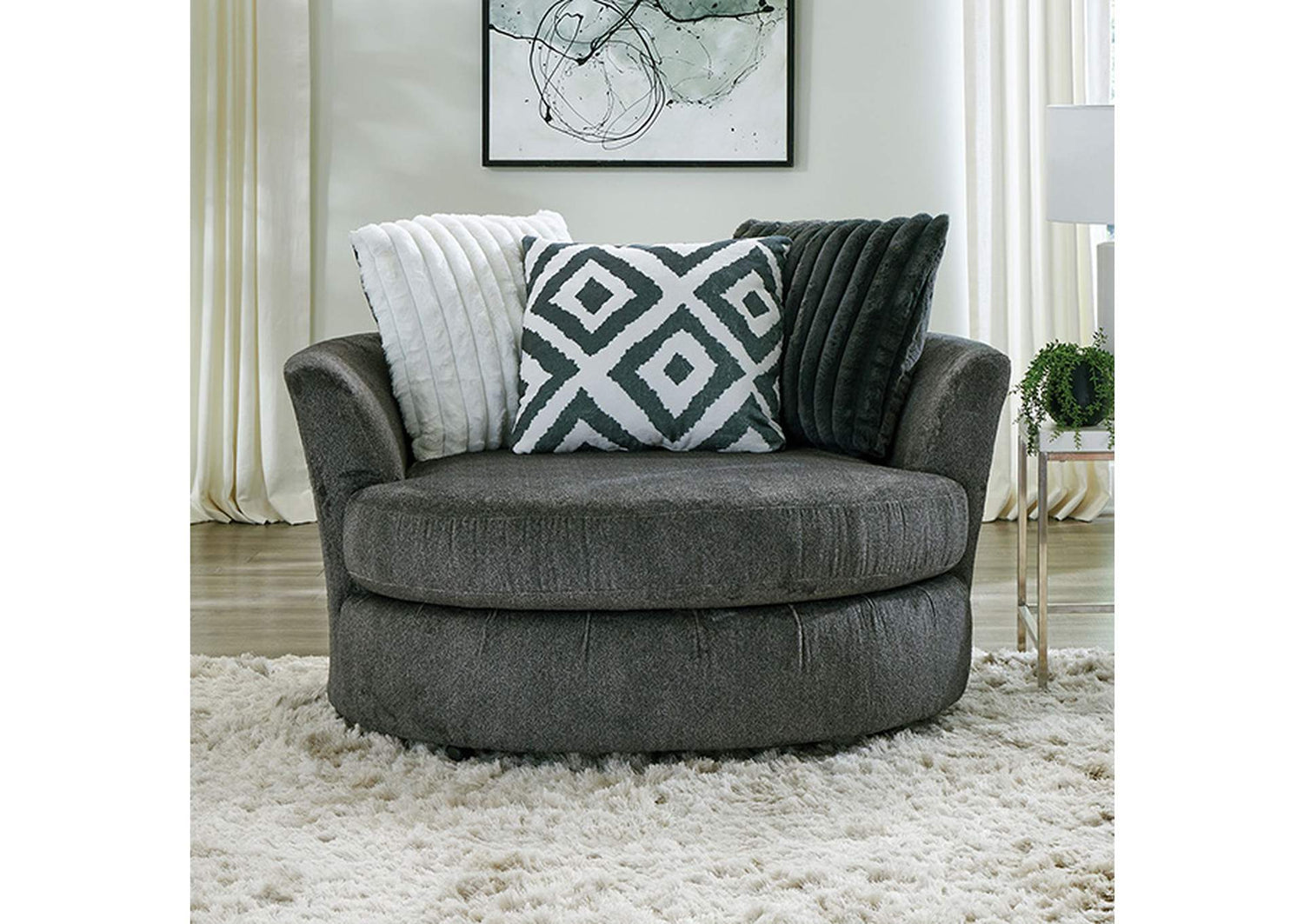 Loughlin Swivel Chair