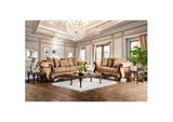 Nicanor Gold Sofa and Loveseat
