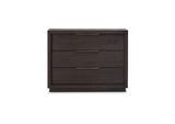 AZU584BA Oxford 3 Drawer Nightstand In Basalt Grey (2024)