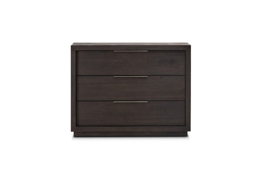 AZU584BA Oxford 3 Drawer Nightstand In Basalt Grey (2024)