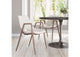 101696 Desi Dining Chair (Set Of 2) Beige & Walnut