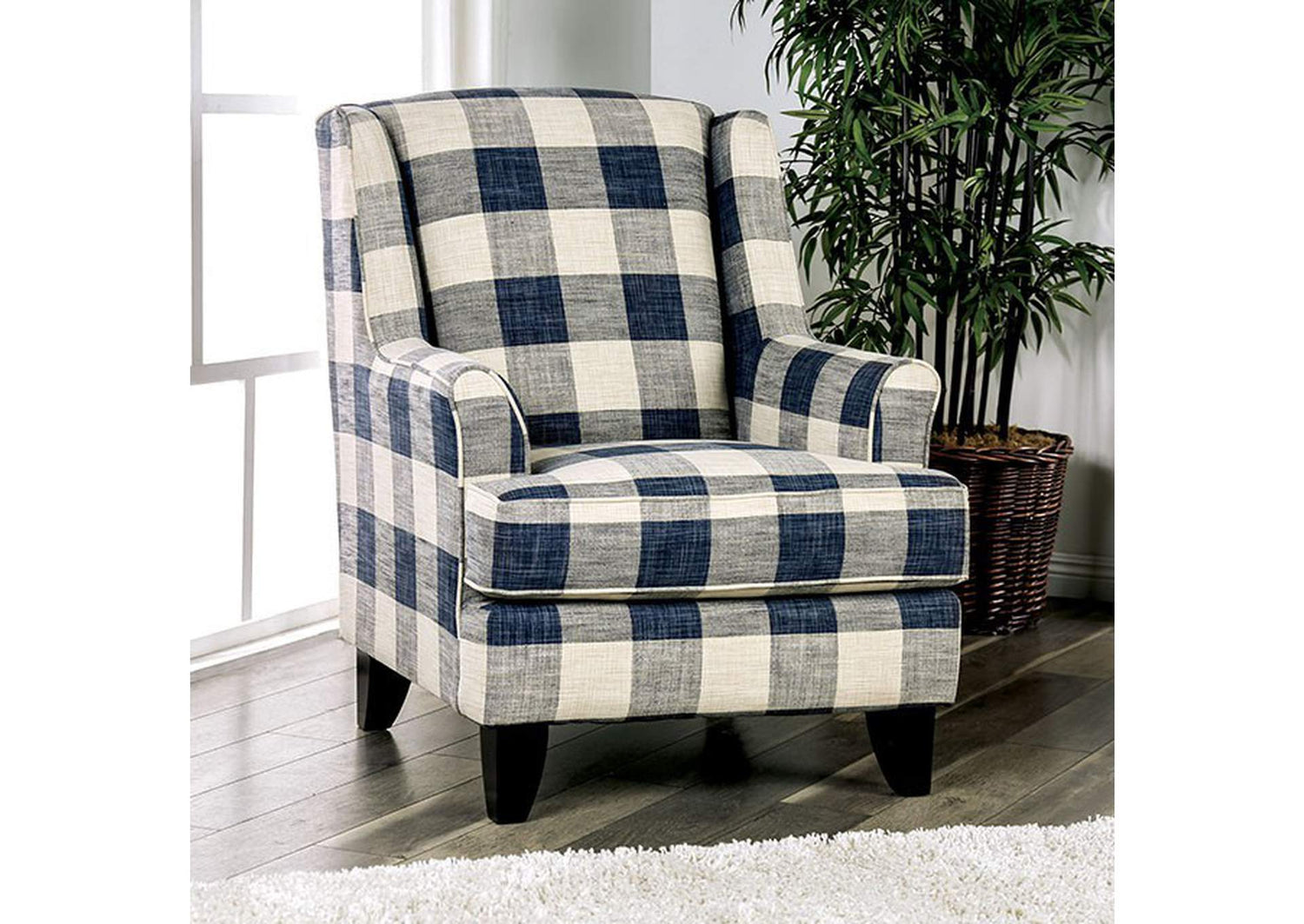Nash Checkered Chair