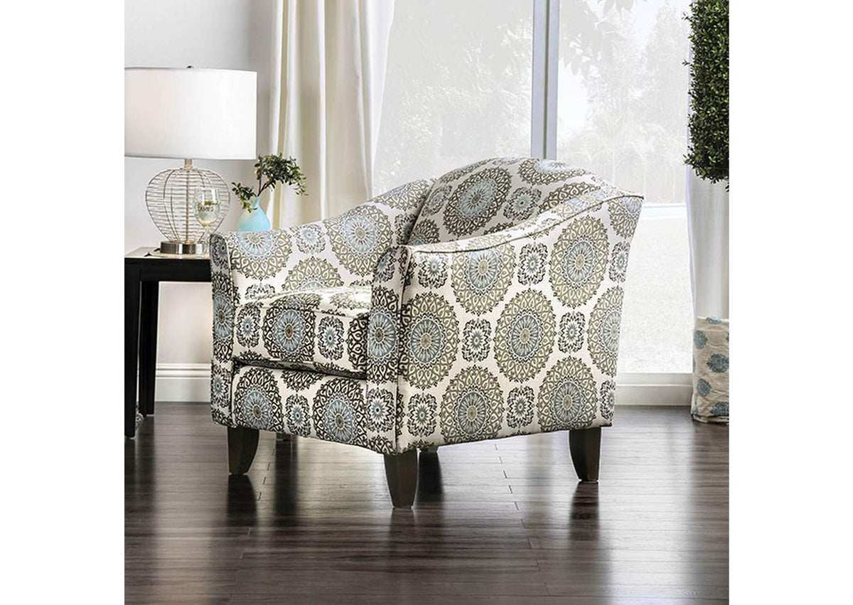 Misty Floral Chair