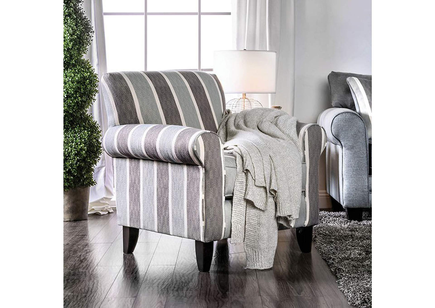 Misty Stripe Chair