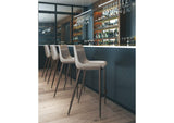 101277 Magnus Barstool (Set Of 2) Brown & Walnut
