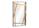 A12255 Tolix Mirror Antique Gold & Black