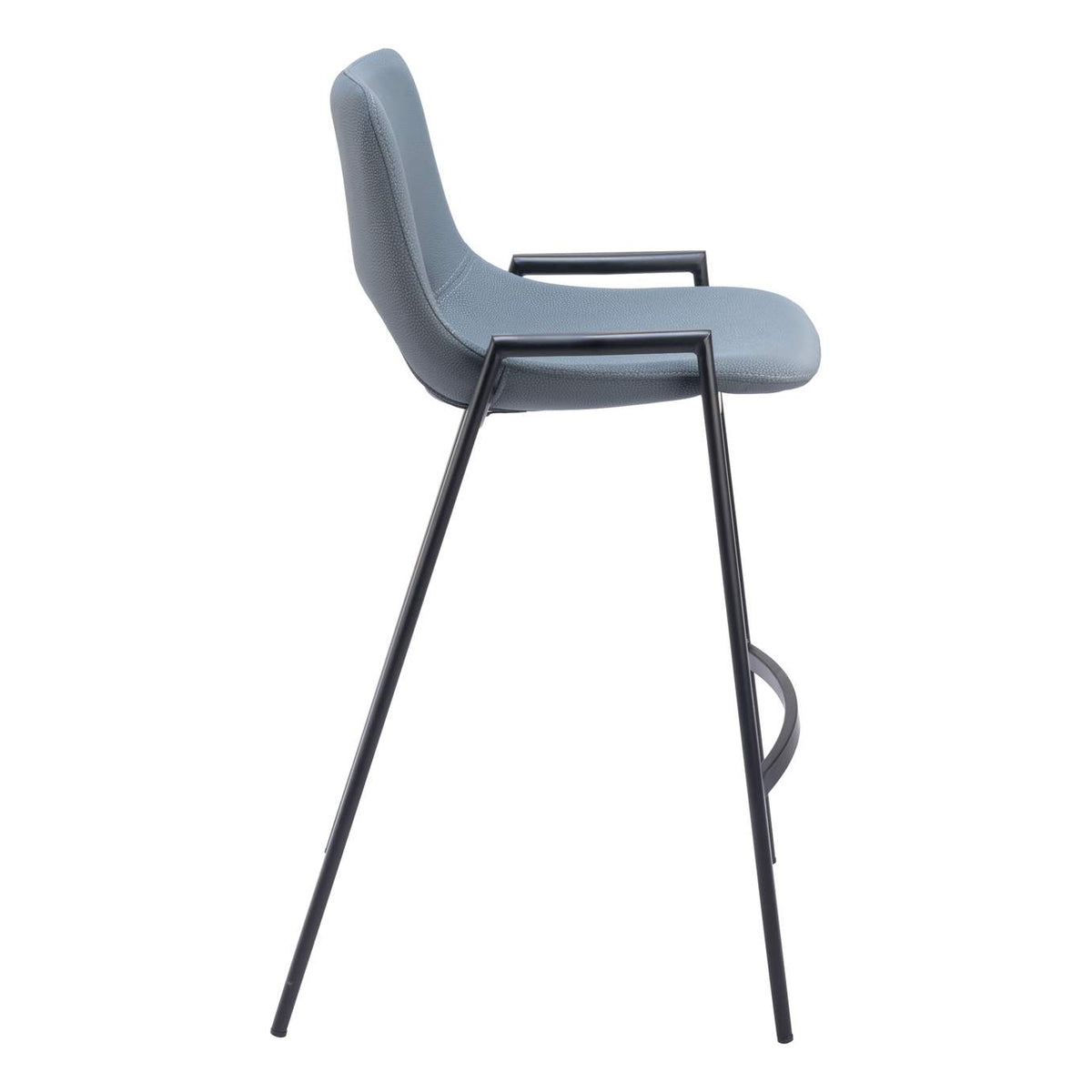 109539 Desi Counter Stool (Set Of 2) Azure Gray