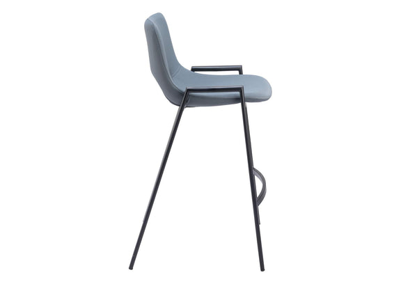 109539 Desi Counter Stool (Set Of 2) Azure Gray