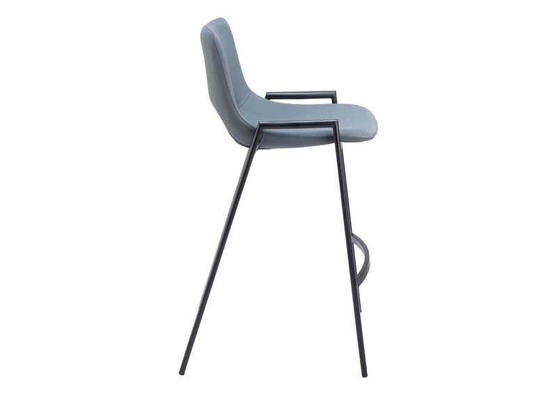 109539 Desi Counter Stool (Set Of 2) Azure Gray