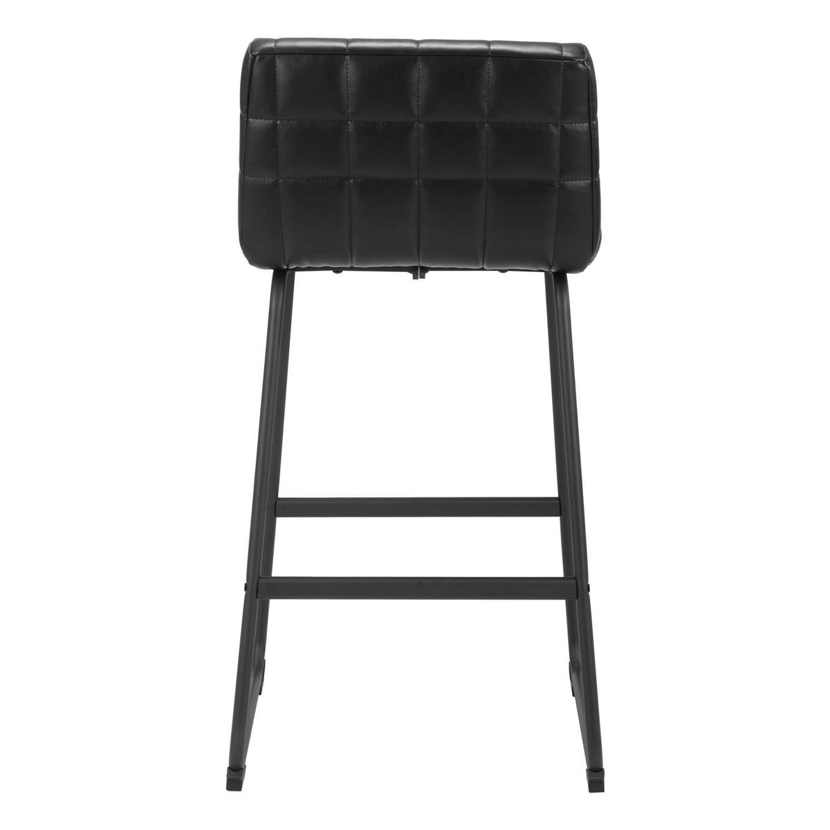 110069 Pago Barstool (Set Of 2) Black