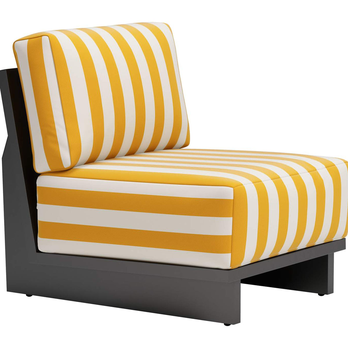 704042 Shoreline Outdoor Accent Chair Yellow
