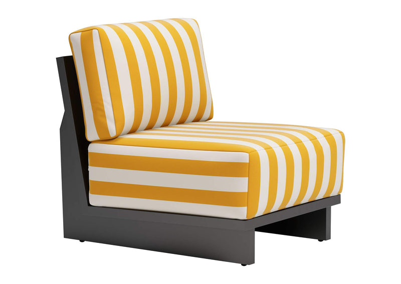 704042 Shoreline Outdoor Accent Chair Yellow