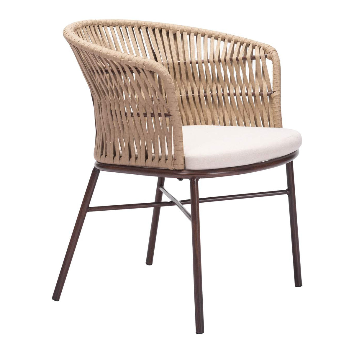 703988 Freycinet Outdoor Dining Chair (Set Of 2) Natural