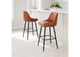 109974 Keppel Swivel Barstool Brown