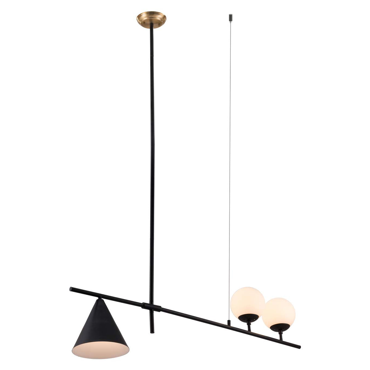 56113 Richiza Ceiling Lamp Black
