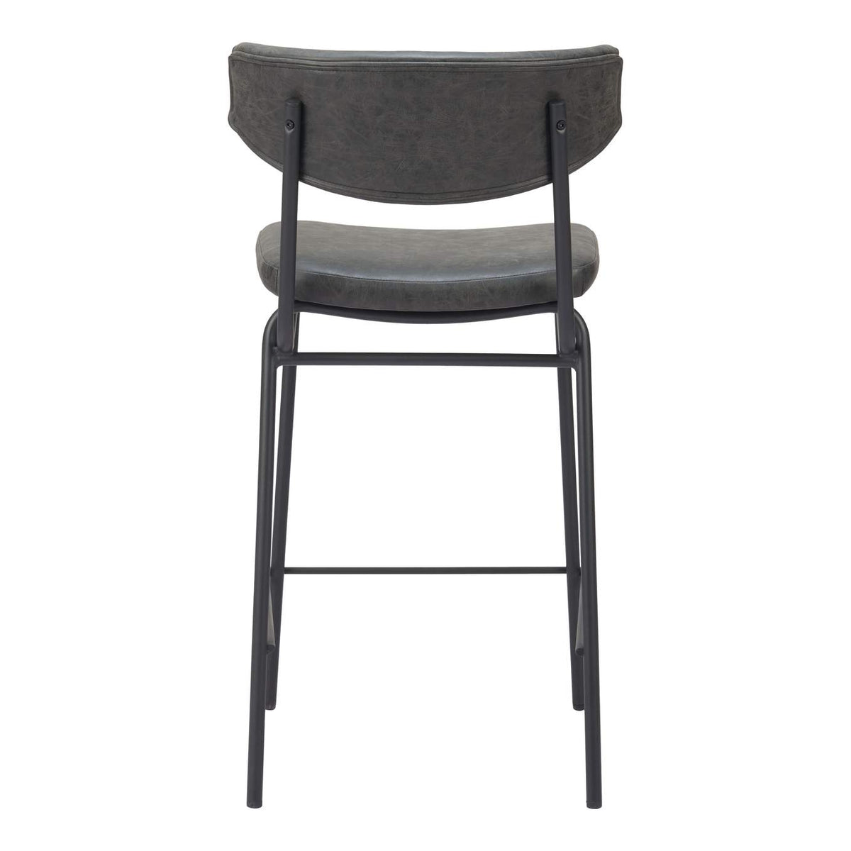 110263 Charon Counter Stool (Set Of 2) Vintage Black