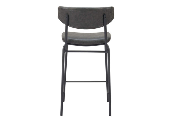 110263 Charon Counter Stool (Set Of 2) Vintage Black