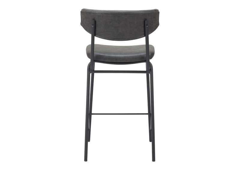 110263 Charon Counter Stool (Set Of 2) Vintage Black