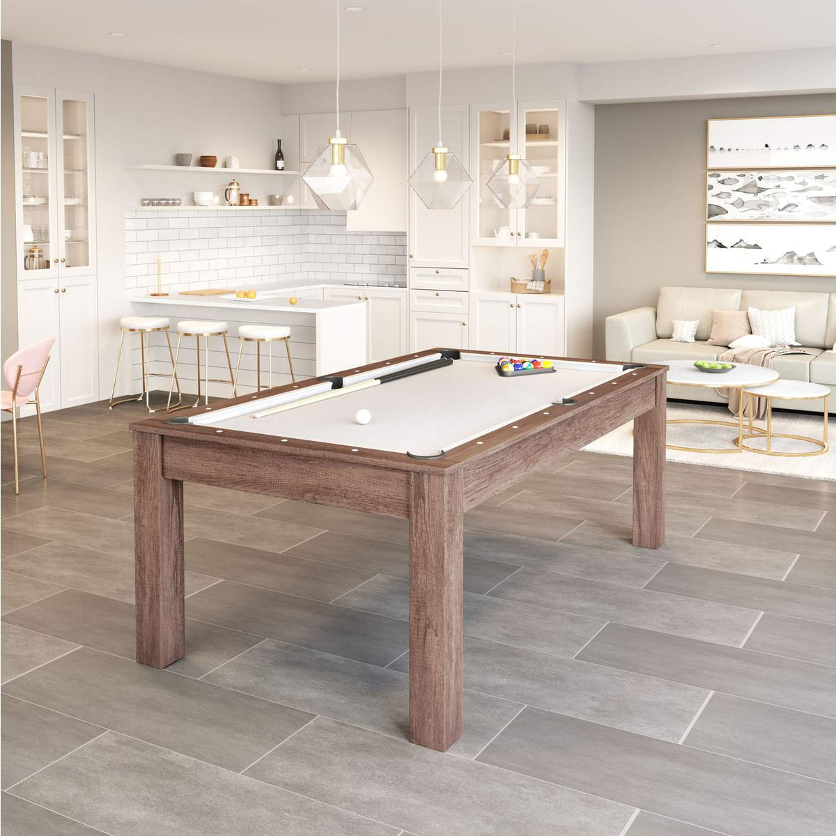 109496 Bonker 3 In 1 Table Brown