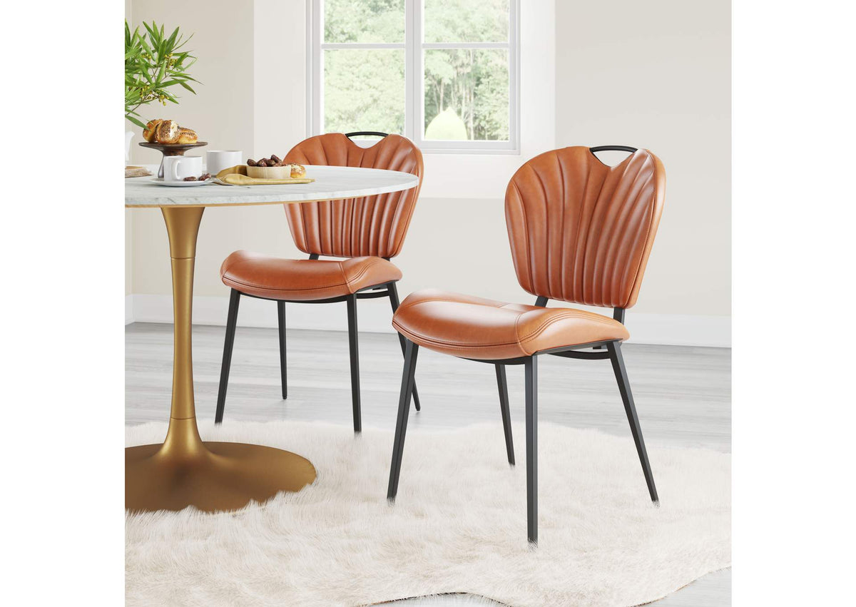 109337 Terrence Dining Chair (Set Of 2) Vintage Brown