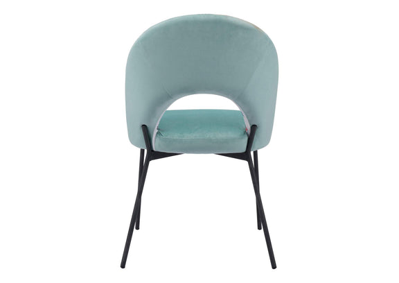 109367 Bethpage Dining Chair (Set Of 2) Multicolor Print & Green