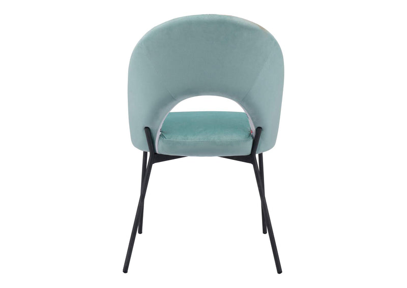 109367 Bethpage Dining Chair (Set Of 2) Multicolor Print & Green