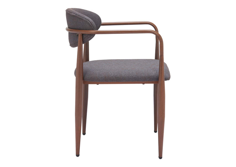 110208 Zens Dining Chair (Set Of 2) Truffle Gray