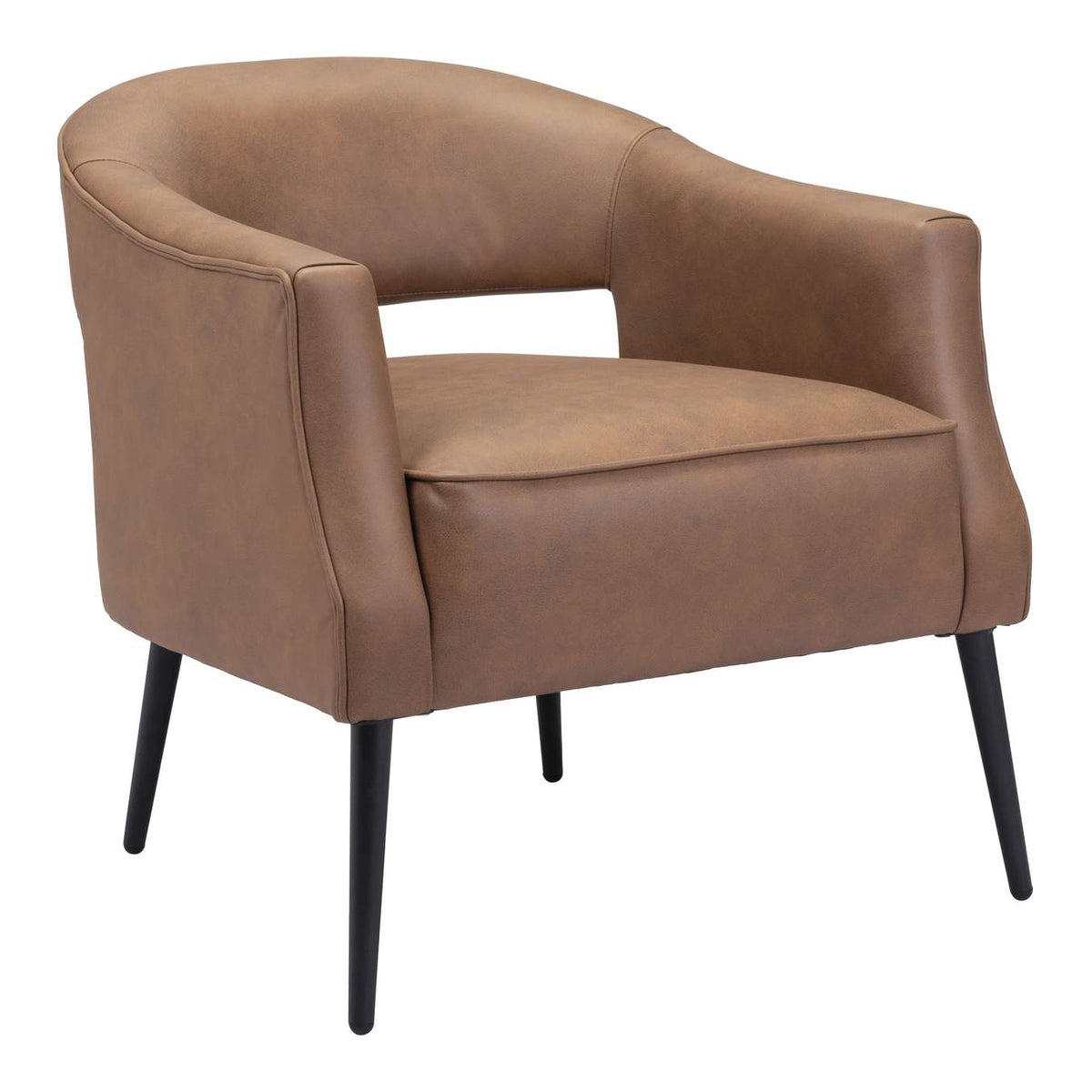 109051 Berkeley Accent Chair Vintage Brown