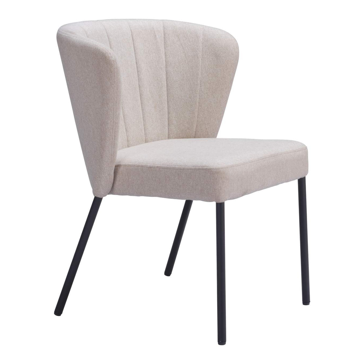 109678 Aimee Dining Chair (Set Of 2) Beige